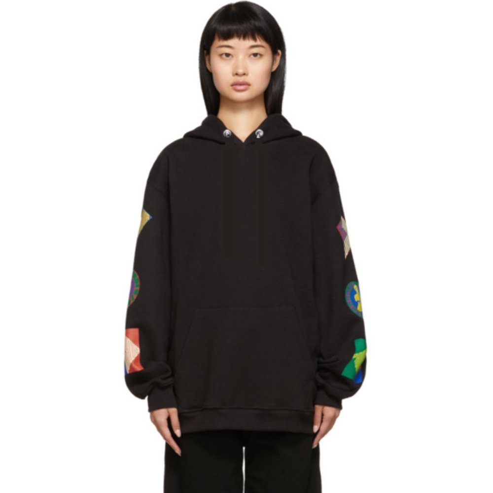 NEW PROENZA SCHOULER PSWL GRAPHIC SLEEVE HOODIE